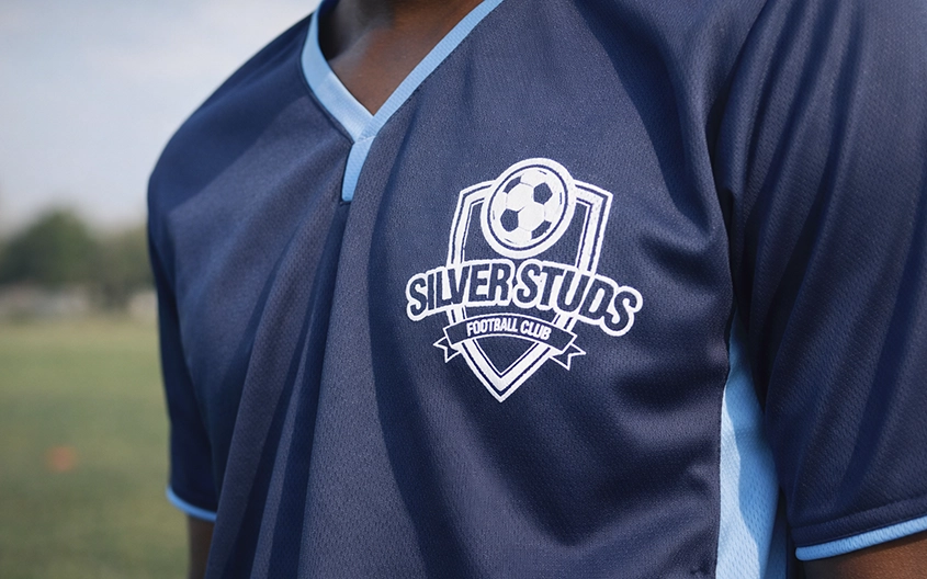 Silver Studs FC Official Crest Branding